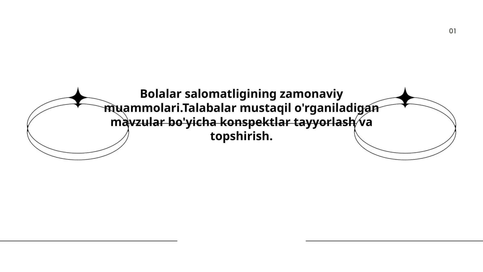 Bolalar Salomatligi Muammolari 1