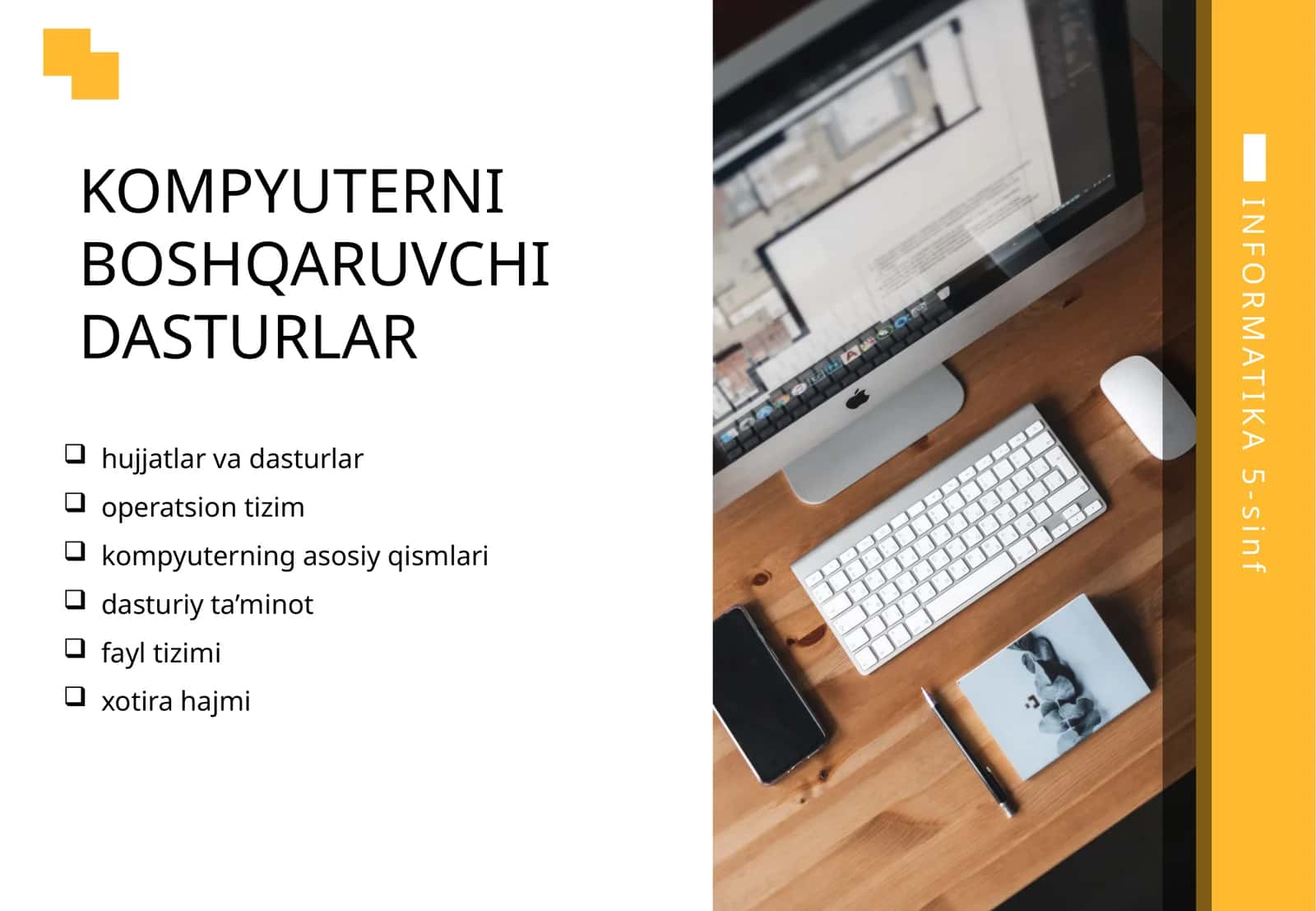 KOMPYUTERNI BOSHQARUVCHI DASTURLAR 1
