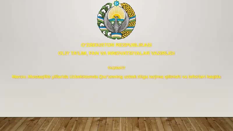 Mustaqillik davri O'zbekistonida Qur'on tarjimalari: Umumiy tavsif 1