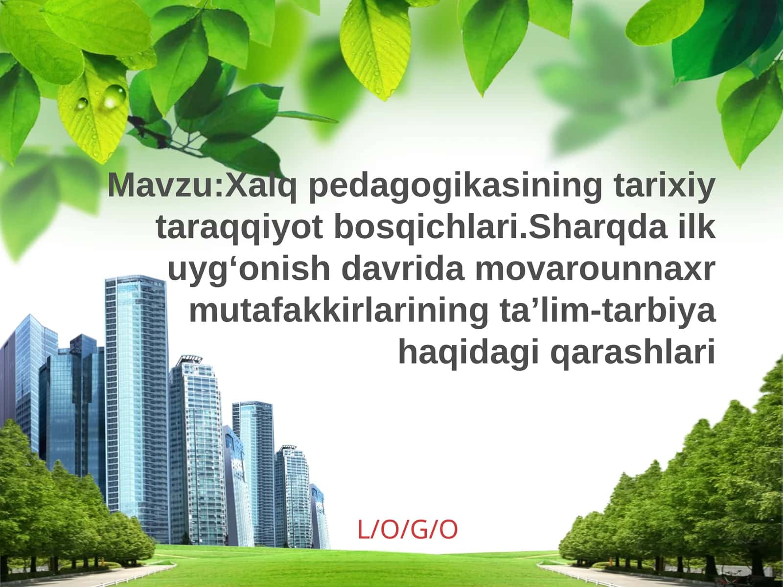 Xalq pedagogikasining tarixiy taraqqiyot bosqichlari.Sharqda ilk uyg‘onish davrida movarounnaxr mutafakkirlarining ta’lim-tarbiya haqidagi qarashlari 1