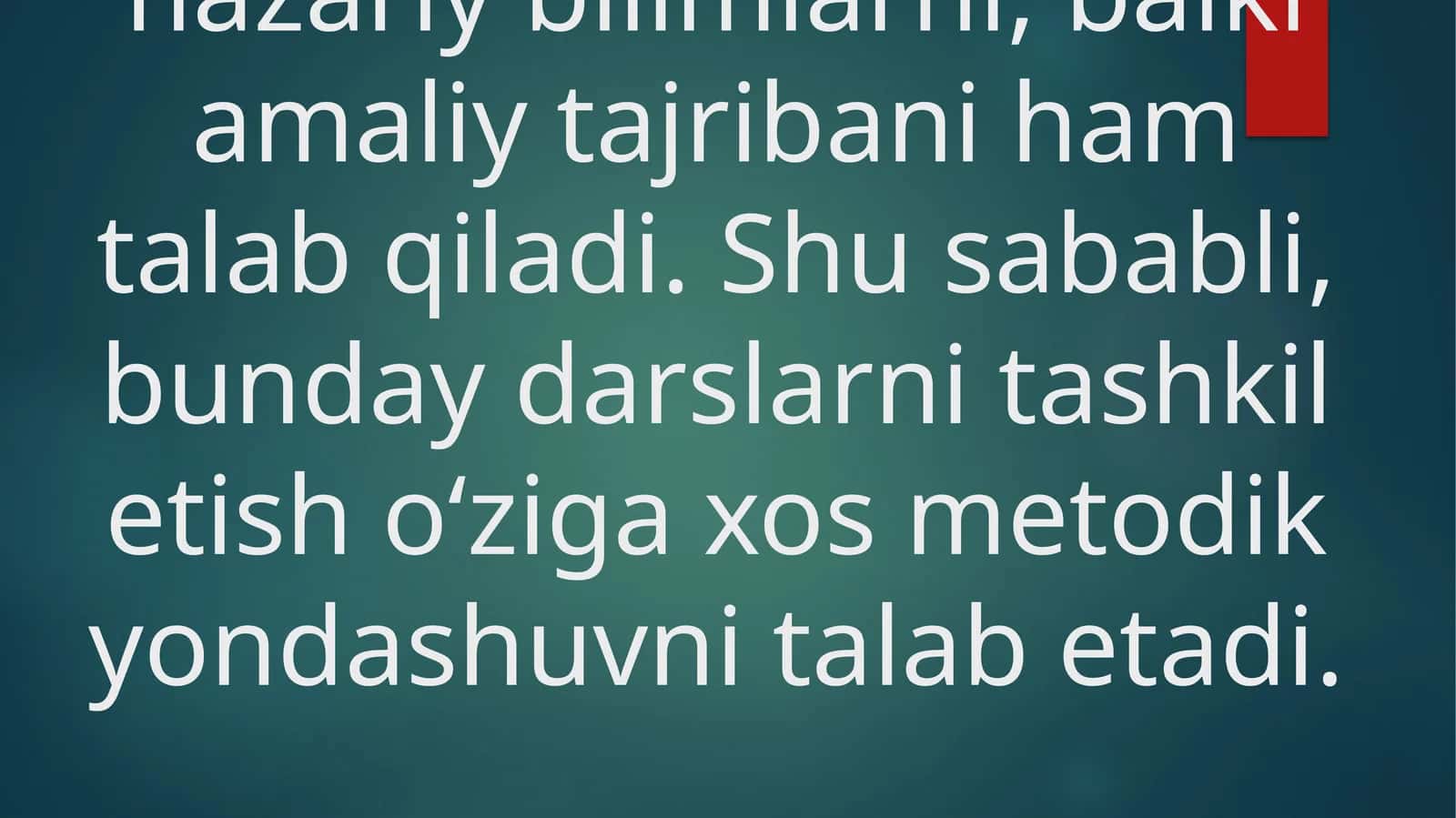 ROBOTO TEXNIKA DARSLARINI TASHKIL ETISH METODIKASI 1
