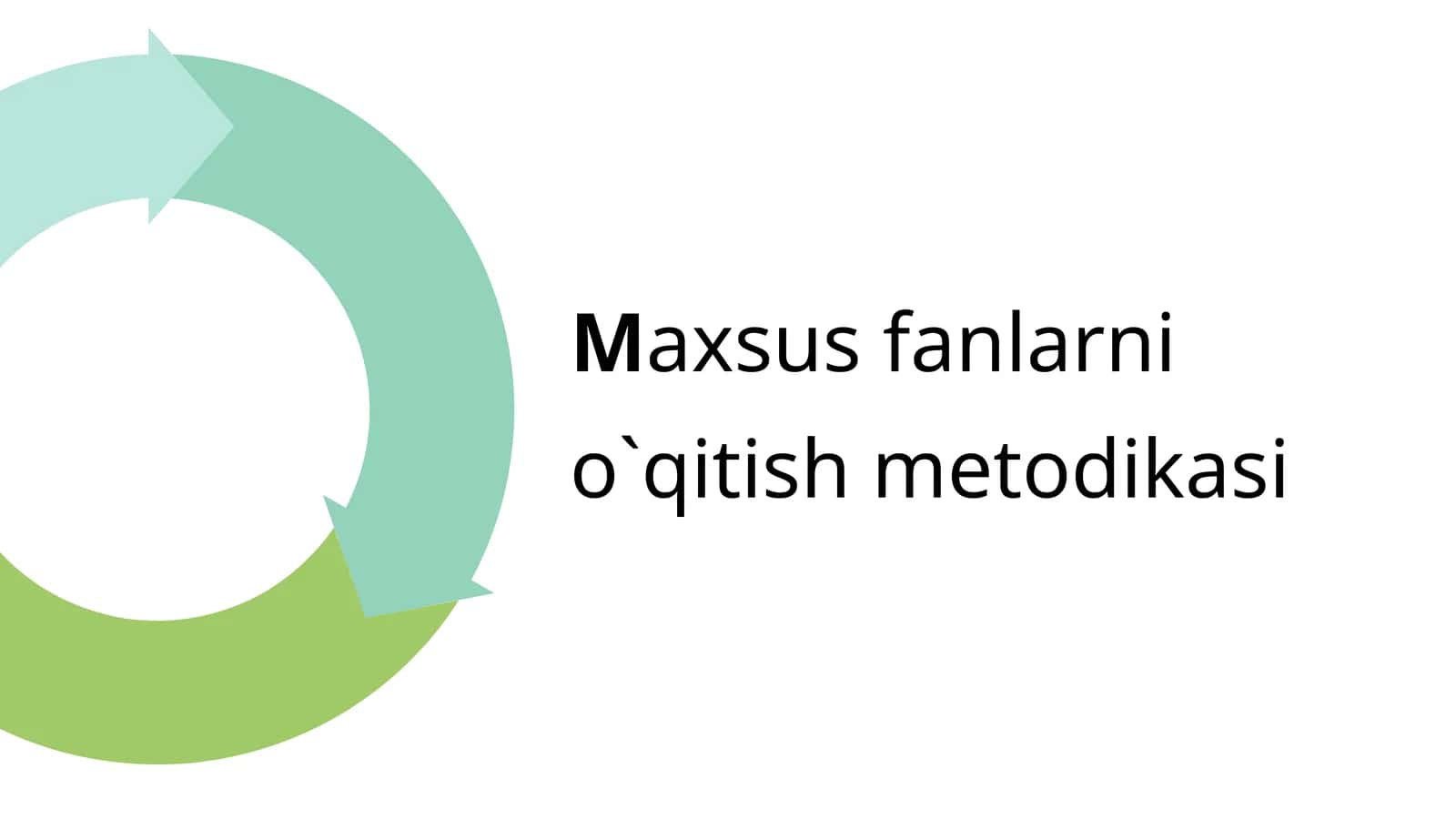 O‘rtamaxsus va kasb-hunar ta’limi muassasalarida ta’lim berishning nazariy asoslarini chuqur tahlil qilish 1
