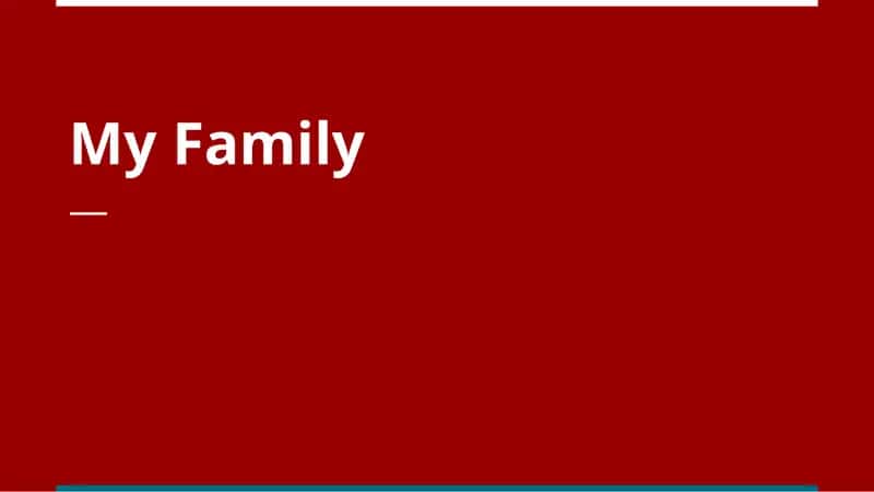 My Family 1