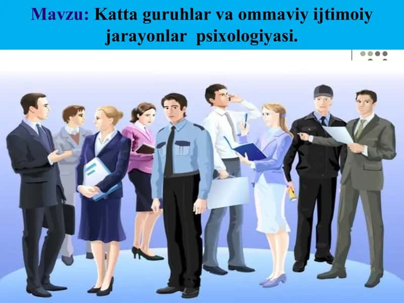 Kichik guruhlar psixologiyasi 1