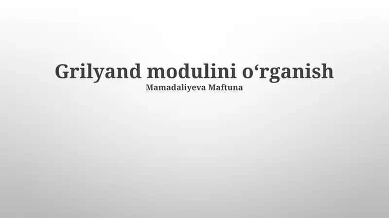 Manqal Moduli 1