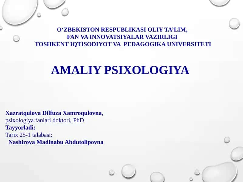 Sezgilar klassifikatsiyasi 1