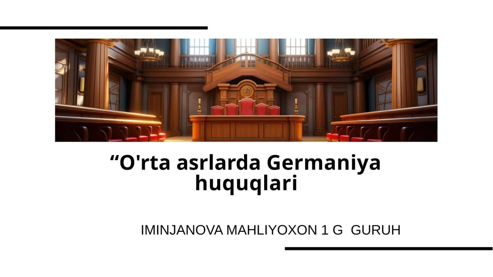 O'rta asrlarda Germaniya huquqlari 1