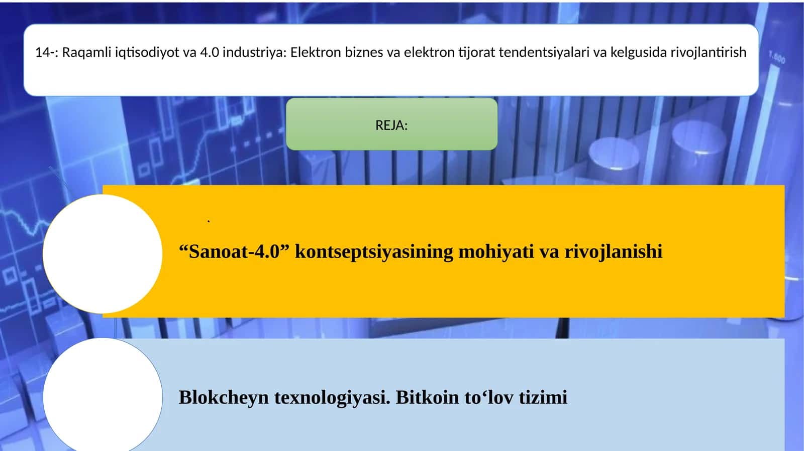 4.0 industriya: Elektron biznes va elektron tijorat tendentsiyalari va kelgusida rivojlantirish 1