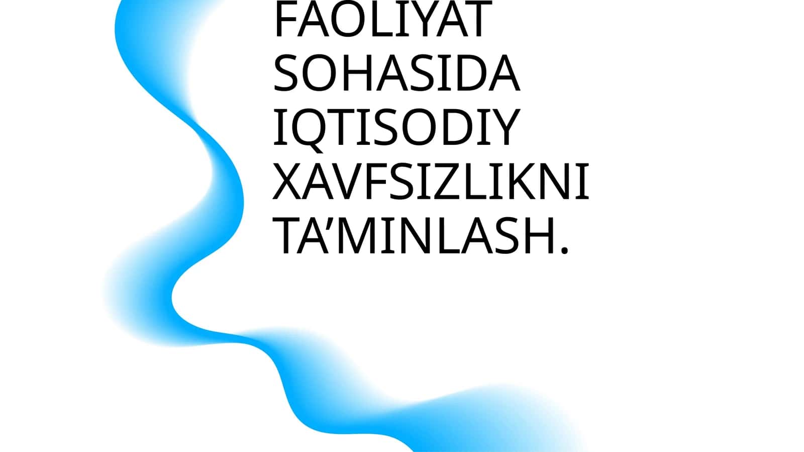 TASHQI IQTISODIY FAOLIYAT SOHASIDA IQTISODIY XAVFSIZLIKNI TA’MINLASH 1