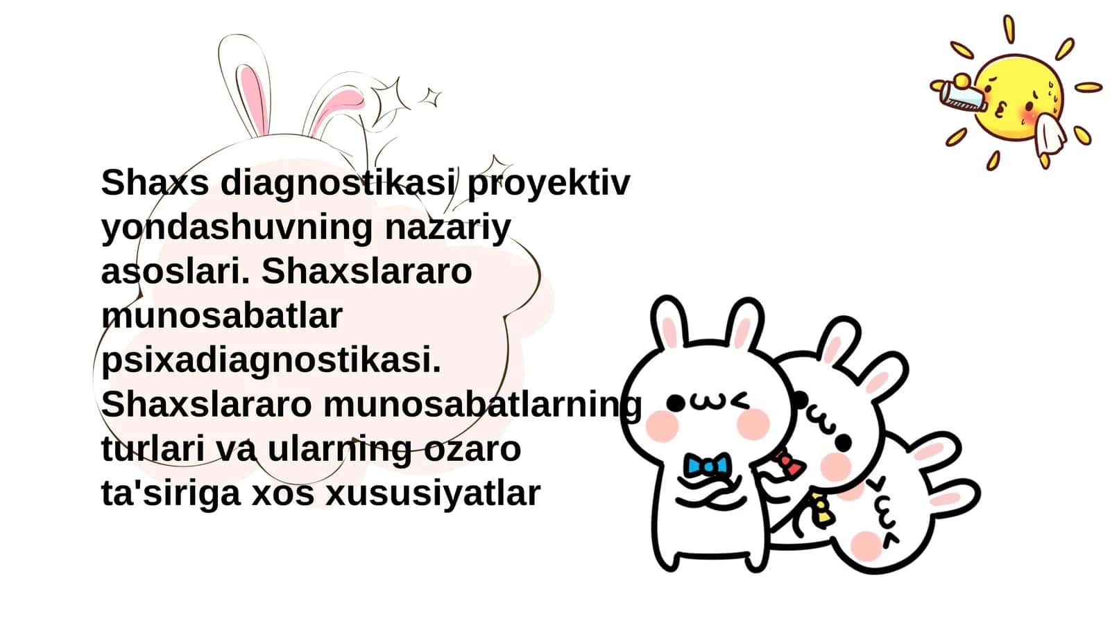 Shaxs diagnostikasi proyektiv yondashuvning nazariy asoslari 1
