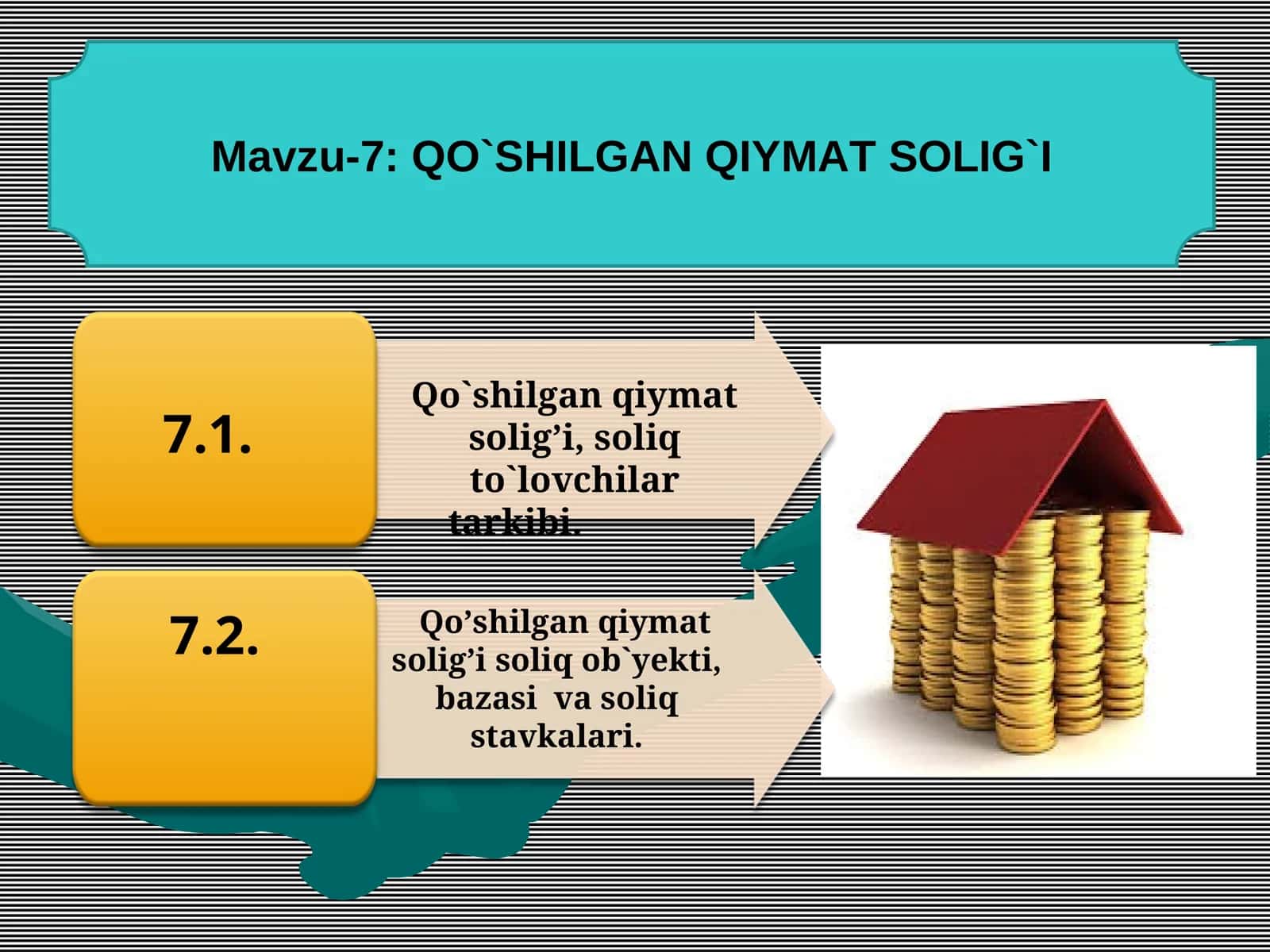 Qo`shilgan qiymat solig`i 1
