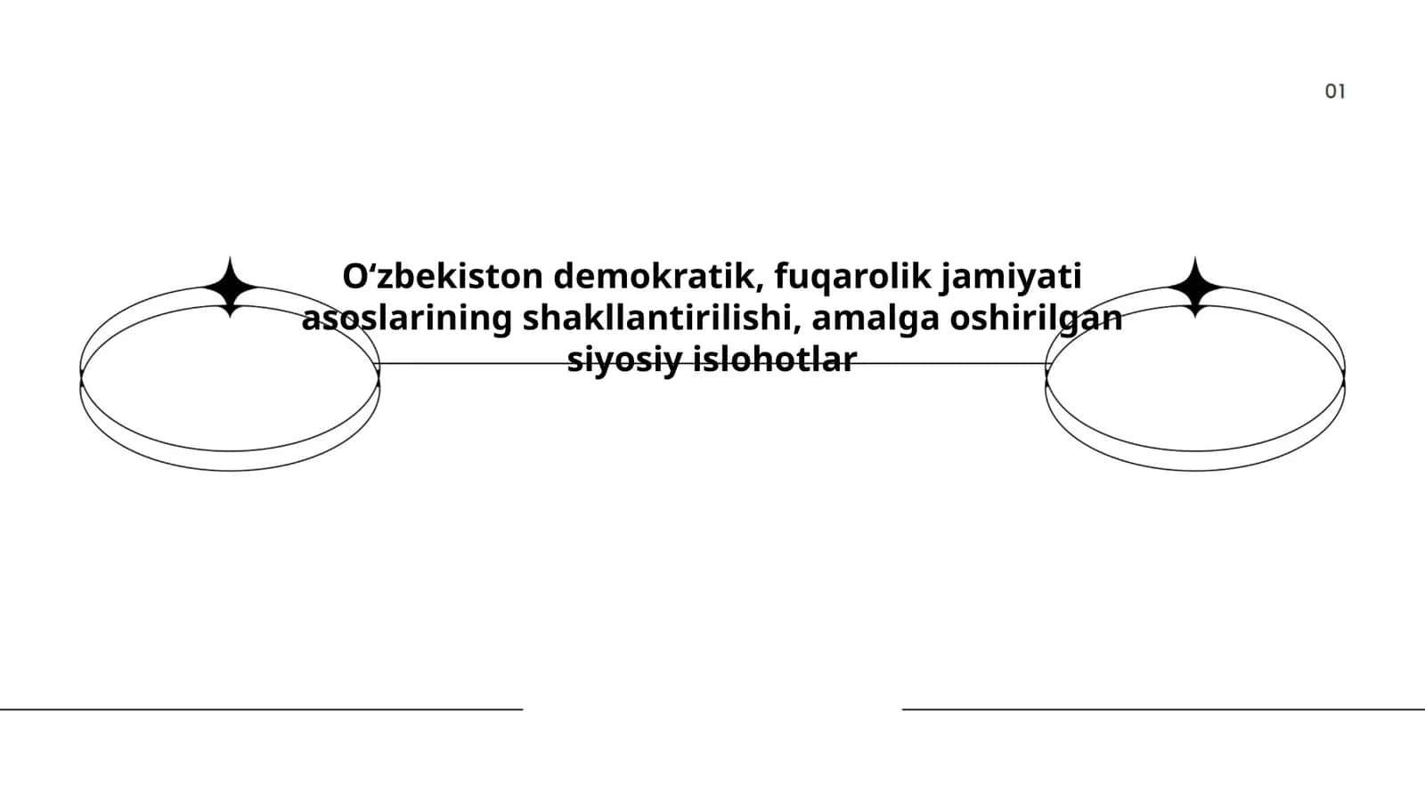 Oʻzbekiston demokratik, fuqarolik jamiyati asoslarining shakllantirilishi, amalga oshirilgan siyosiy islohotlar 1