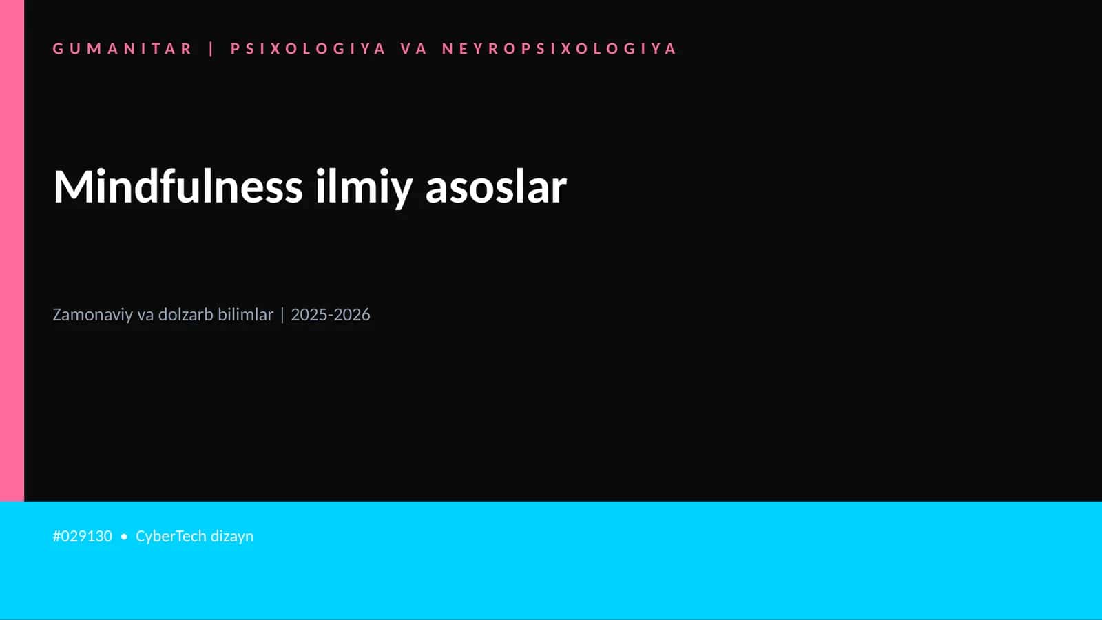 Mindfulness ilmiy asoslar 1
