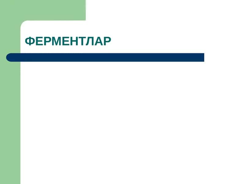 Ферментлар 1