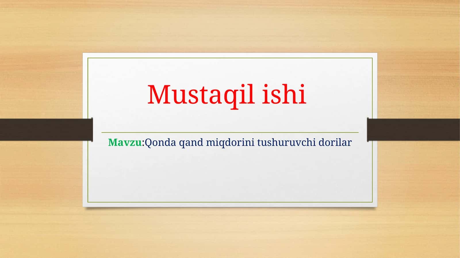 Mustaqilishi 1