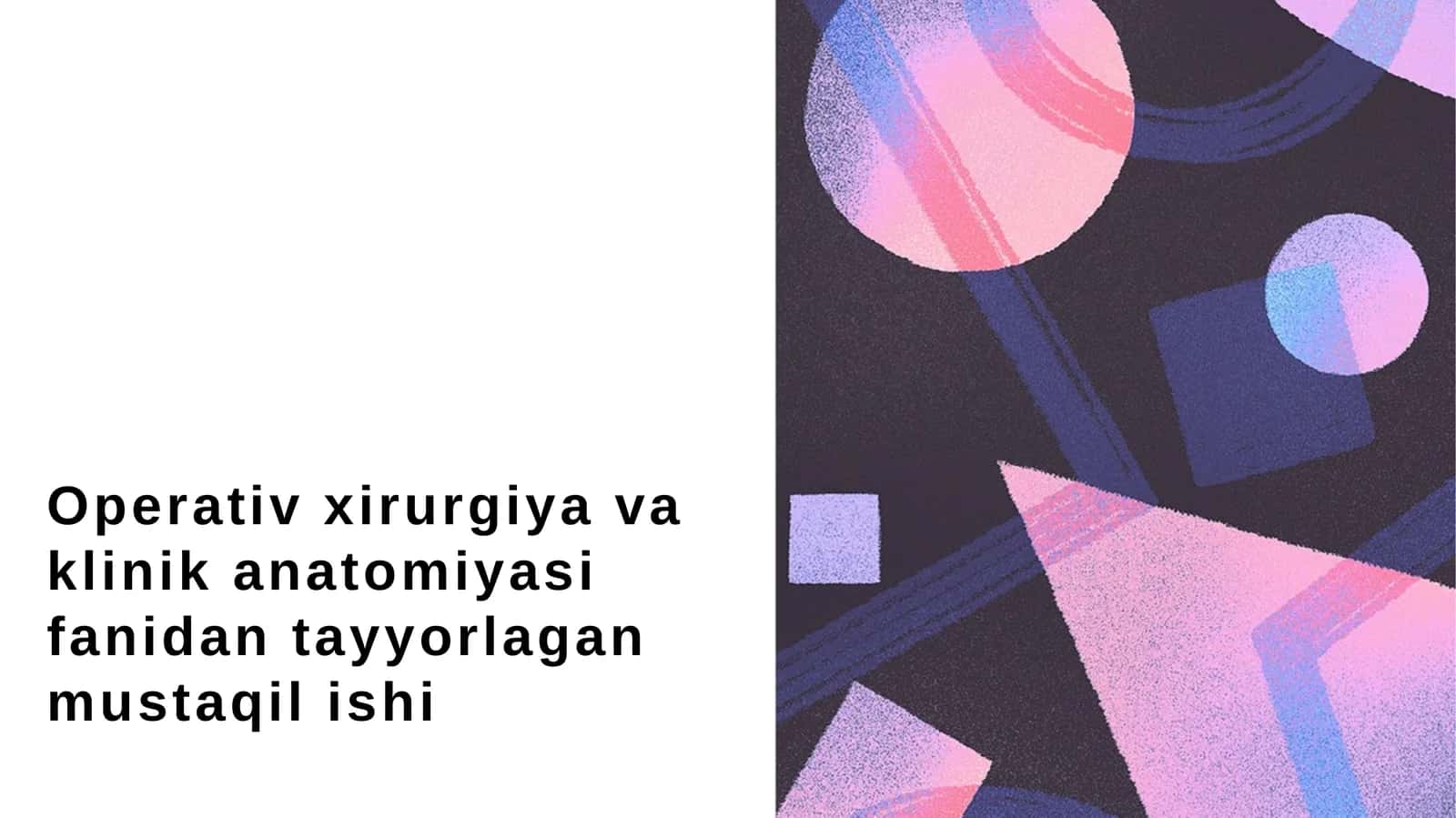Pnevmonektomiya, lobektomiya, segmentektomiya texnikasi 1