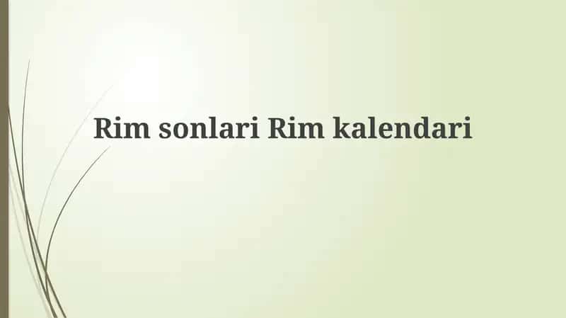Rim raqamlari: Tarix, qoidalar va qo'llanilishi 1