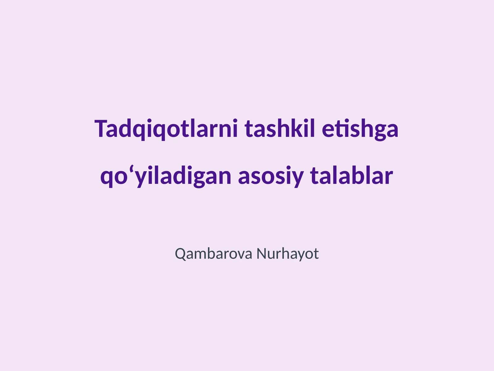 Psixologiya tadqiqotlari: maqsad va vazifalar 1