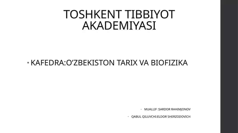 Qishloq xo’jaligi va sanoat sohasidagi o’zgarishlar 1