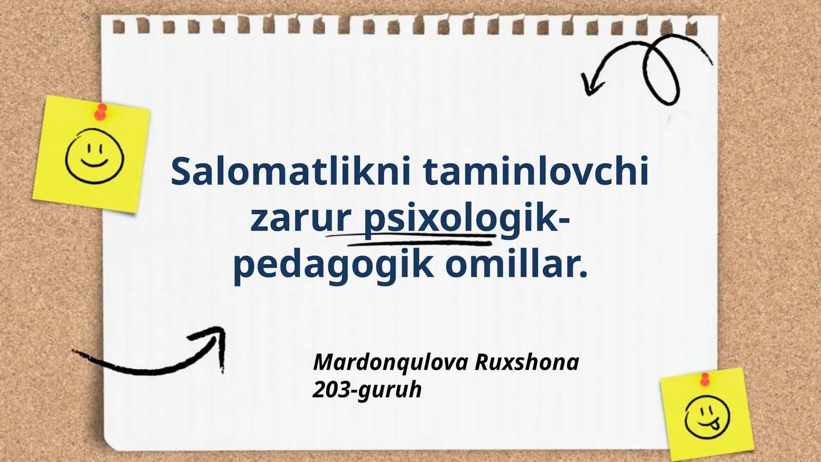 Salomatlikni taminlovchi zarur psixologik-pedagogik omillar 1