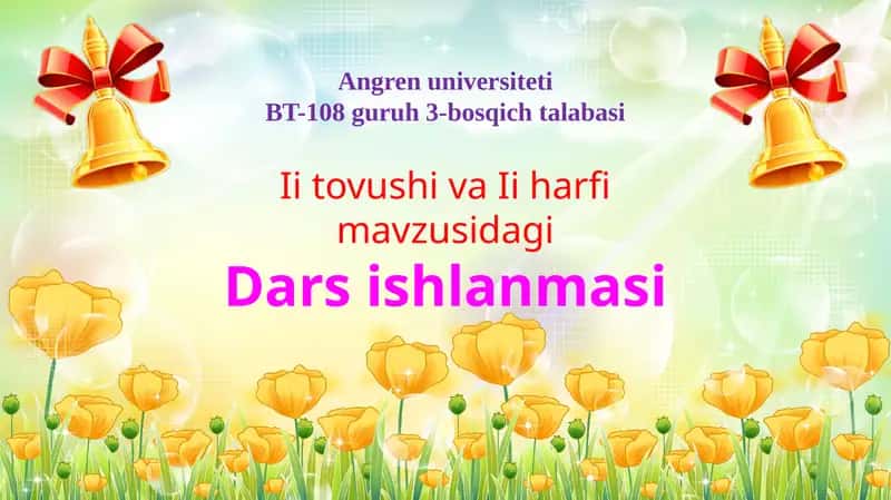 Darsning Maqsadi 1