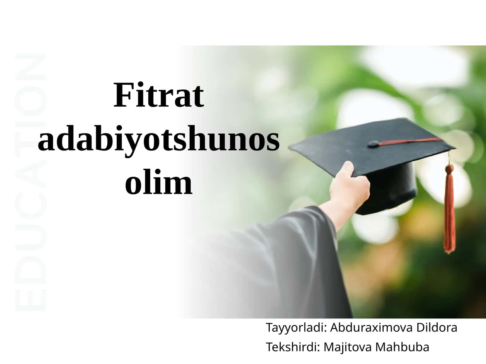 Fitrat adabiyotshunos olim 1