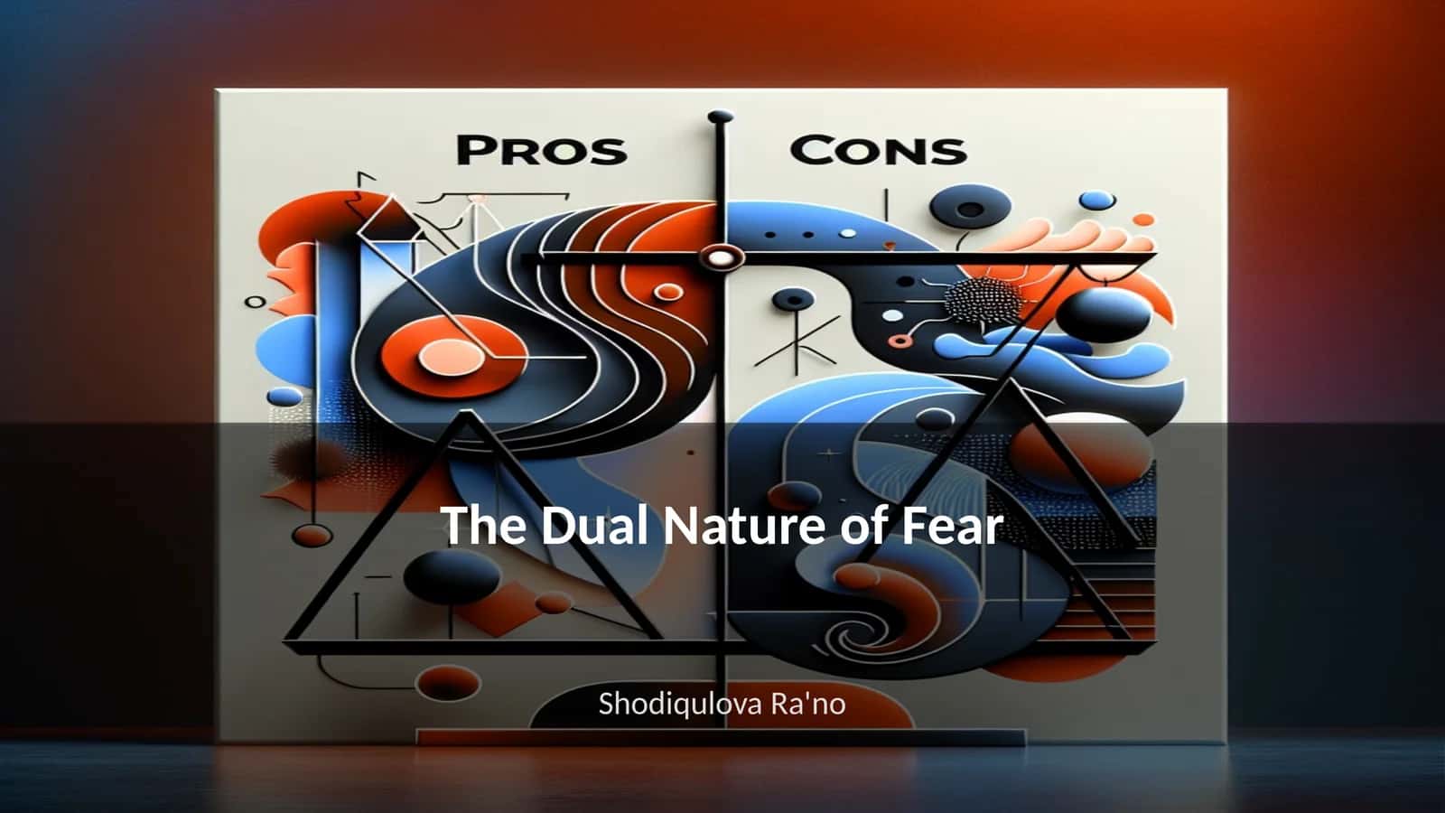 The Dual Nature of Fear 1