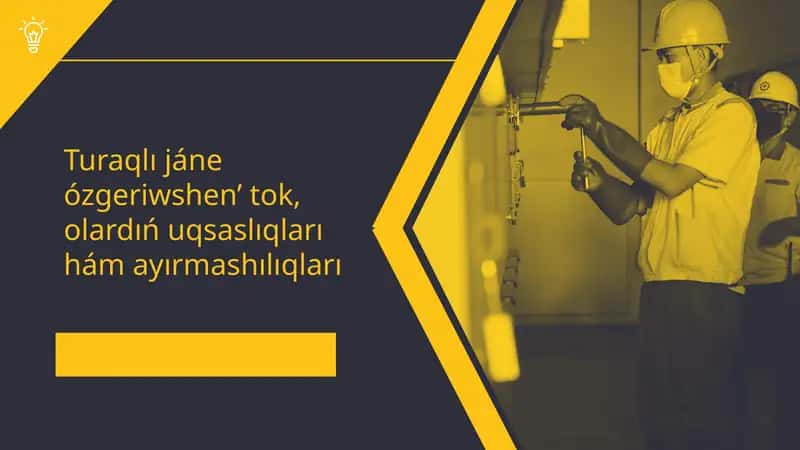 TuraqlıjáneÓzgeriwshenTok 1