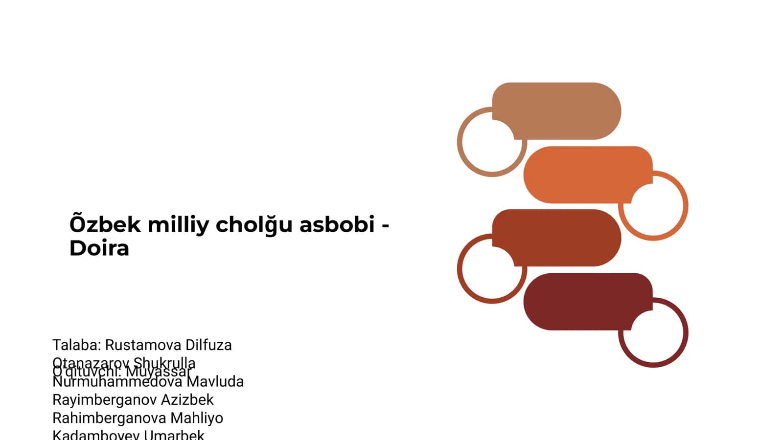 Õzbek milliy cholğu asbobi - Doira 1