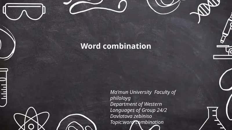 word combination 1