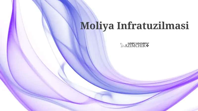 Moliya Infratuzilmasi 1