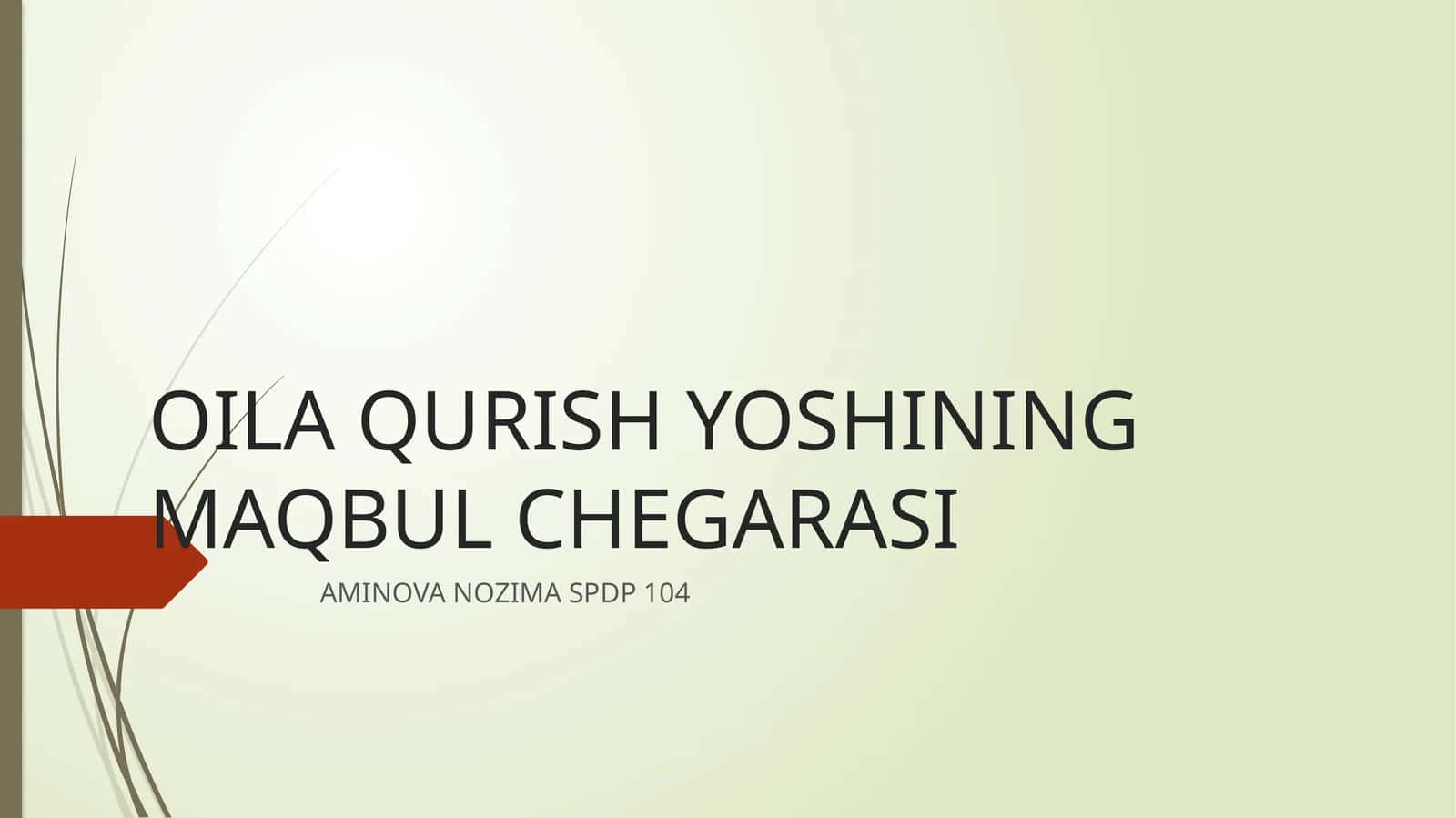 OILA QURISH YOSHINING MAQBUL CHEGARASI 1