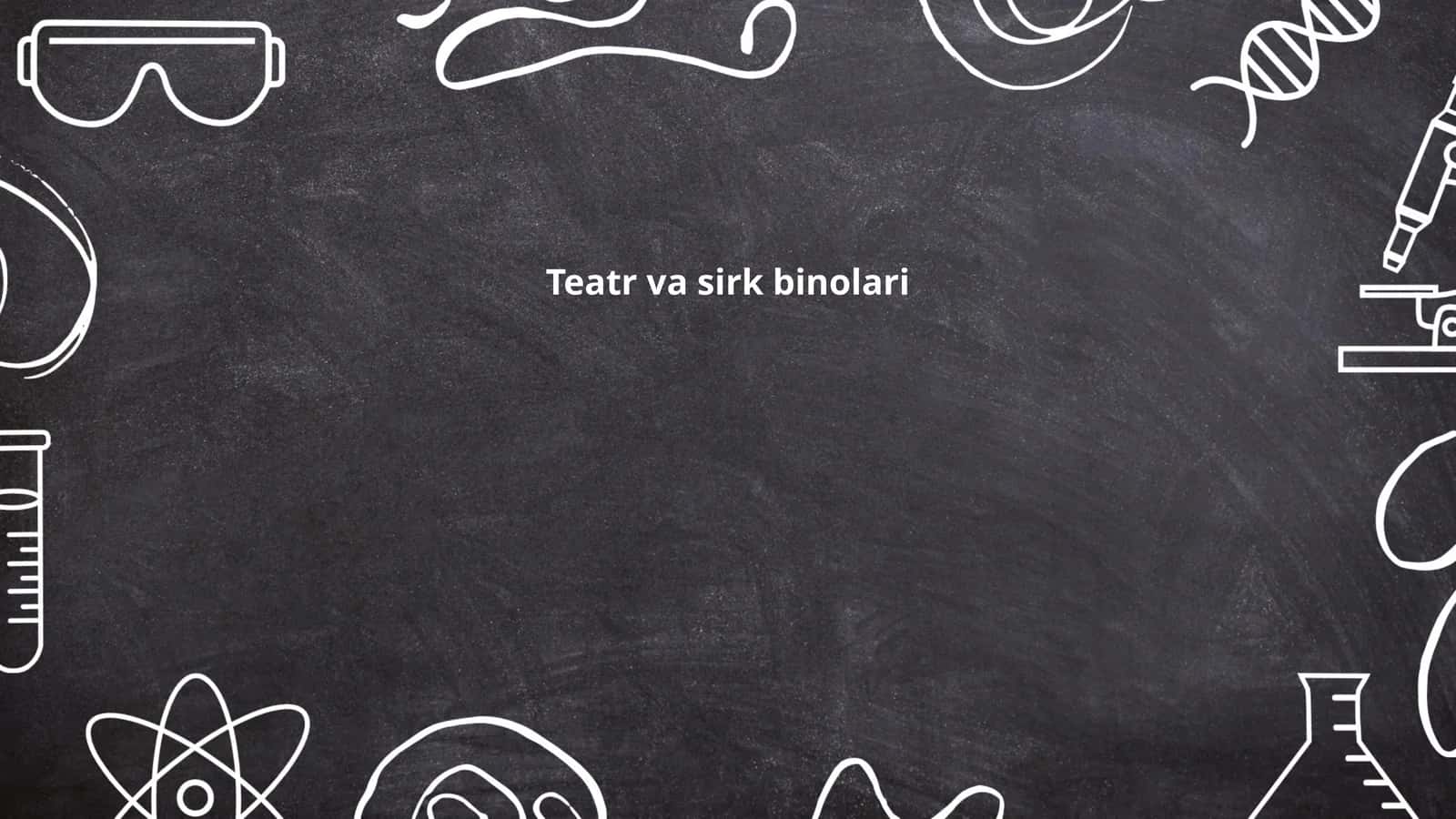 Teatr va sirk binolari 1
