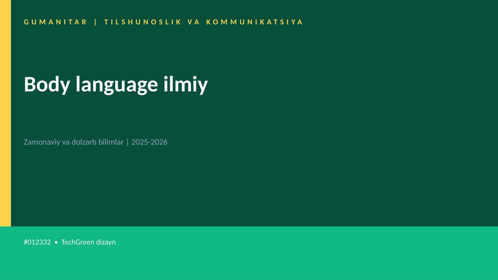 Body language ilmiy 1