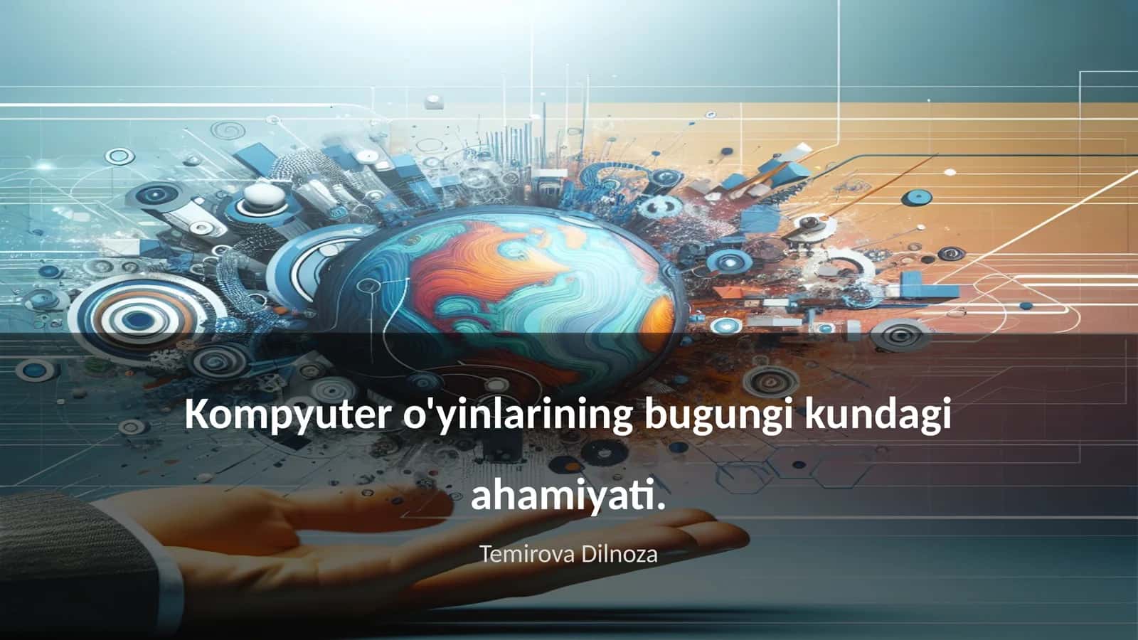 Kompyuter o'yinlarining bugungi kundagi ahamiyati 1