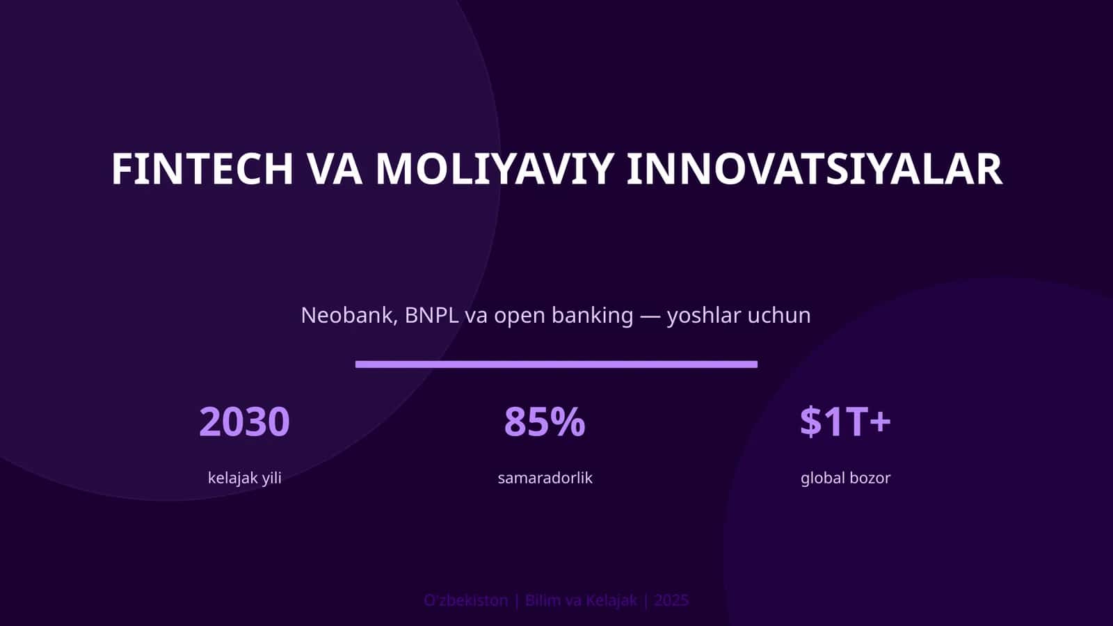 FINTECH VA MOLIYAVIY INNOVATSIYALAR 1