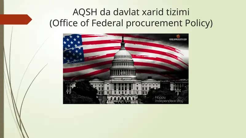 AQSH dadavlatxaridtizimi(Office of Federal procurement Policy) 1