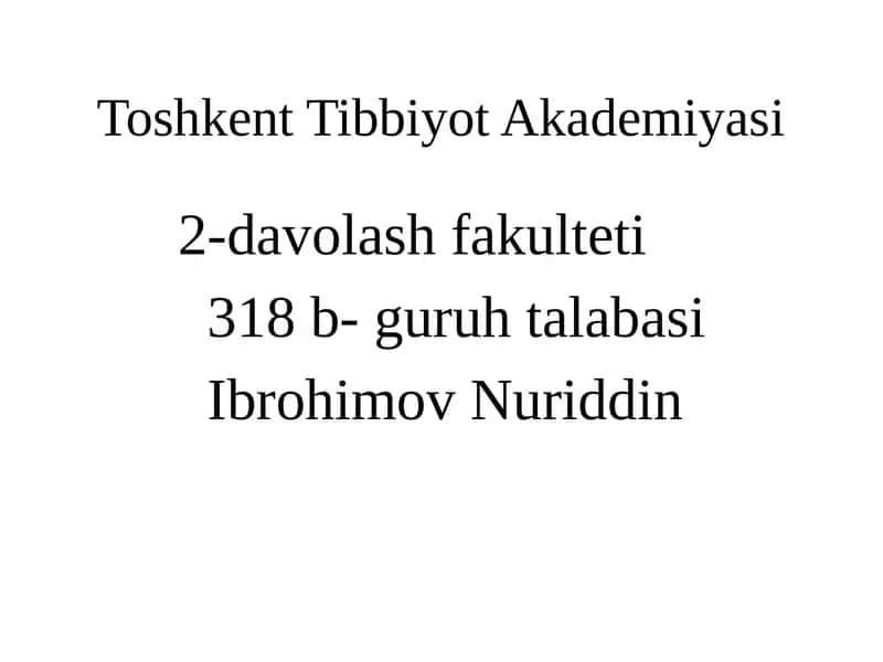 Гипотензив воситалар 1