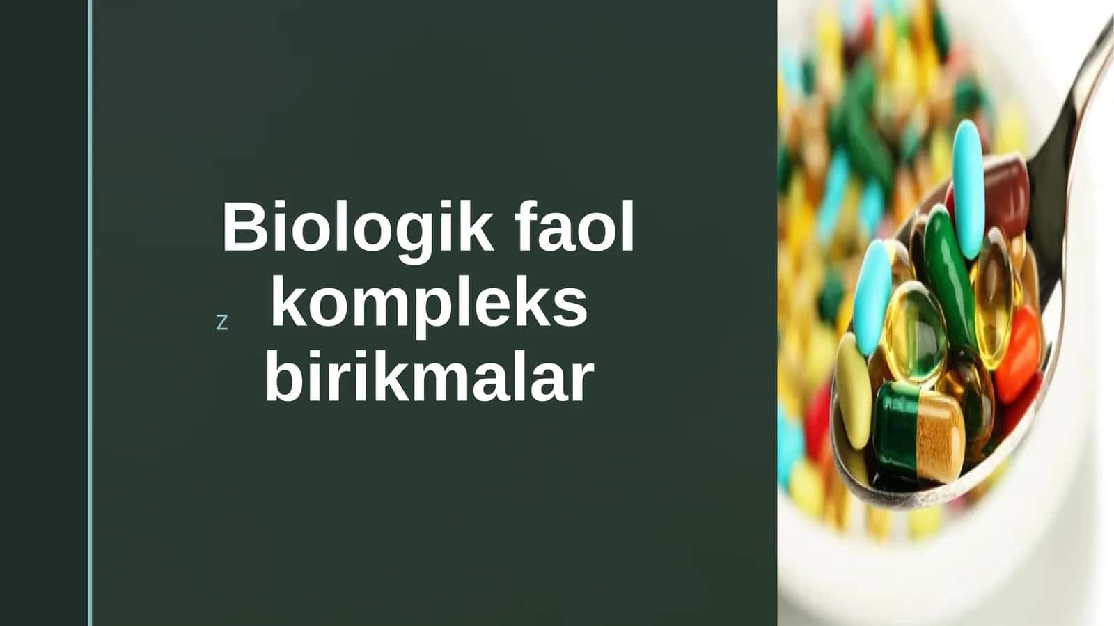 Biologik faol kompleks birikmalar 1