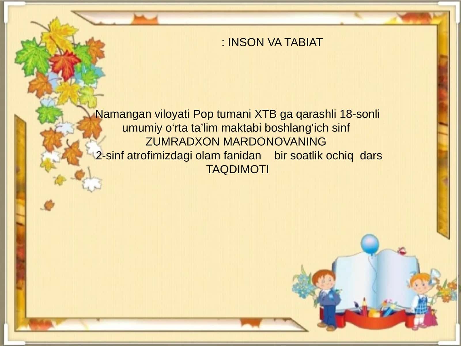 INSON VA TABIAT 1