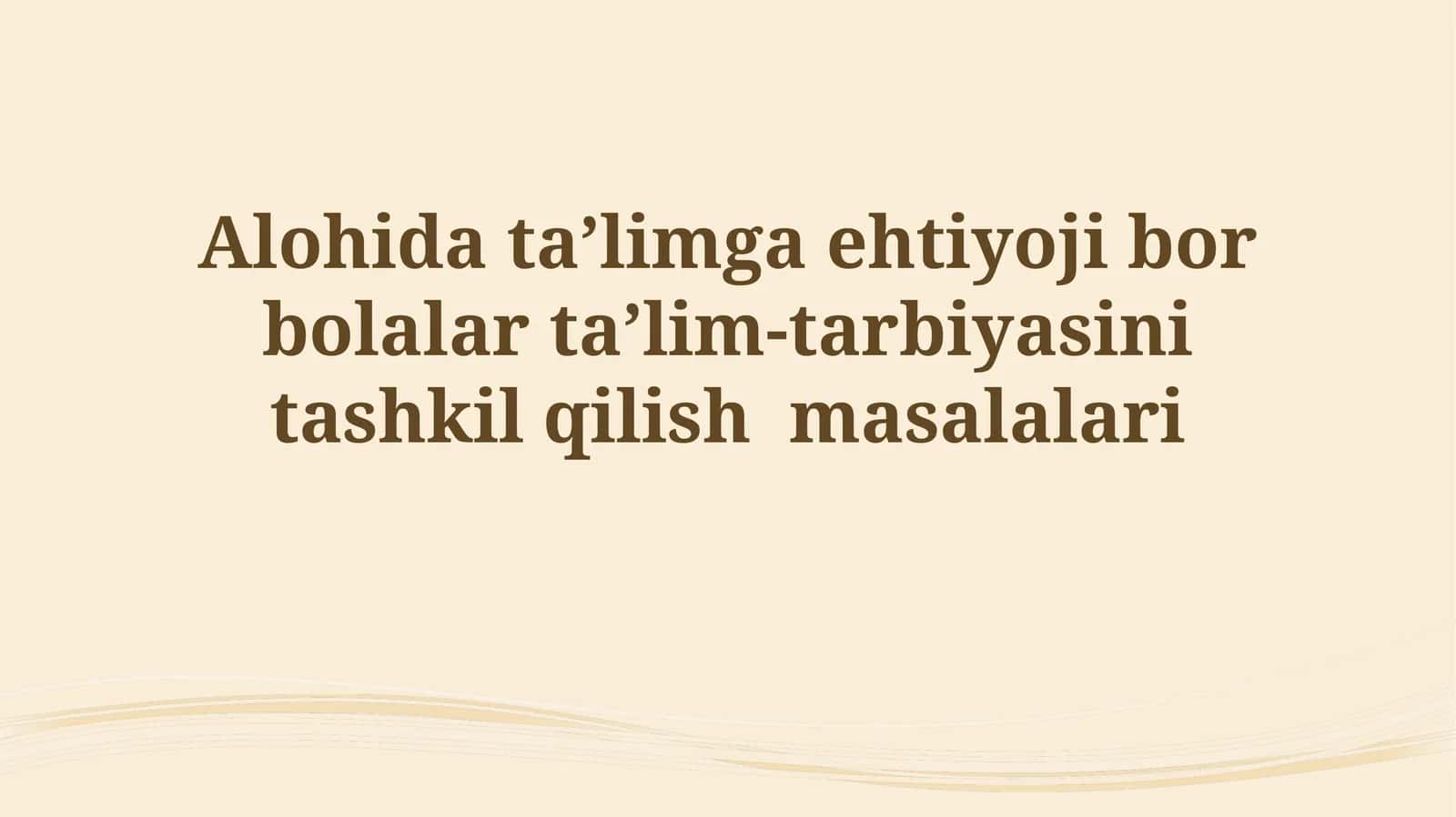 Oila, maktab va jamiyatning o'zaro hamkorligi 1