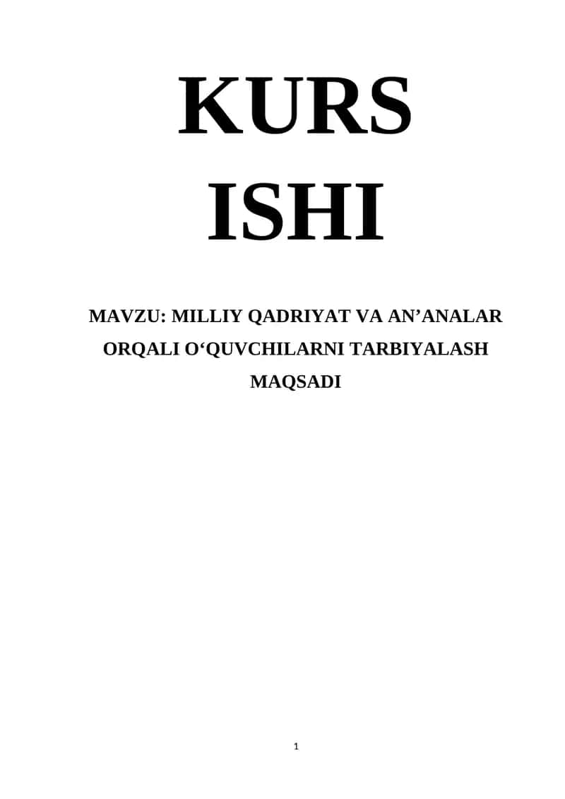 MILLIY QADRIYAT VA ANʼANALAR ORQALI O‘QUVCHILARNI TARBIYALASH MAQSADI MILLIY TAOM TAYYORLASH.TUSHLIK DASTURXONI UCHUN SUYUQ VA QUYUQ TAOMLAR TAYYORLASH TEXNOLOGIYASI 1