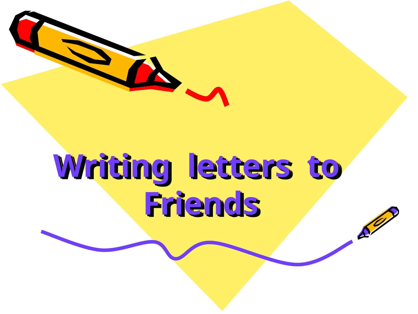 Writing letters to Friends 1