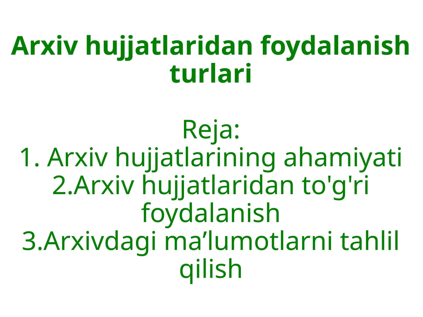 Arxiv hujjatlaridan foydalanish turlari 1