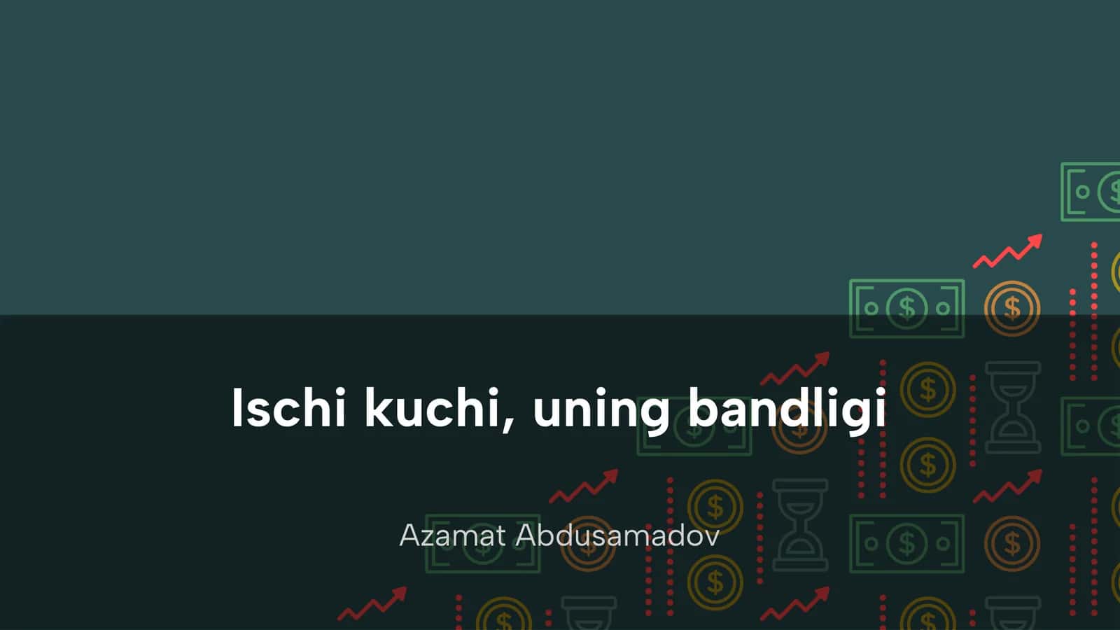 Ischi kuchi, uning bandligi 1