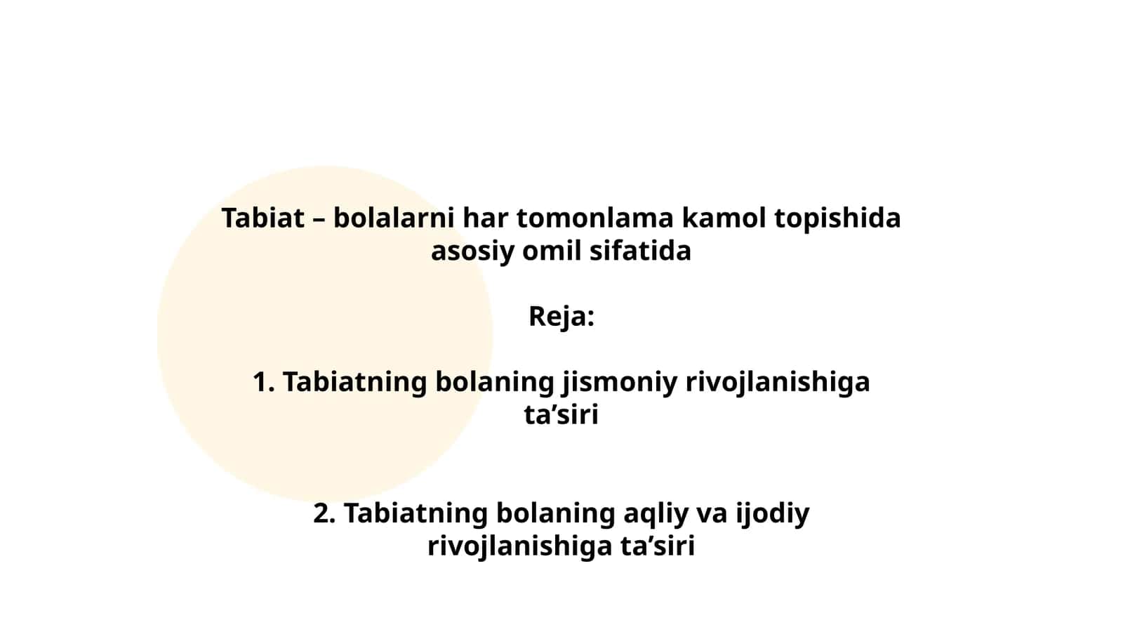 Tabiat – bolalarni har tomonlama kamol topishida asosiy omil sifatida 1