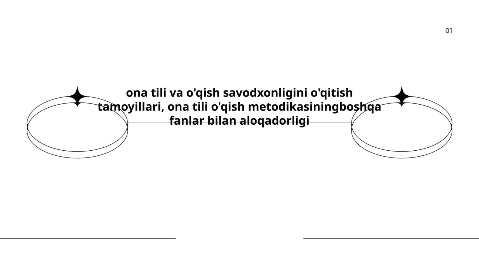 Ona tili va o'qish savodxonligini o'qitish tamoyillari 1