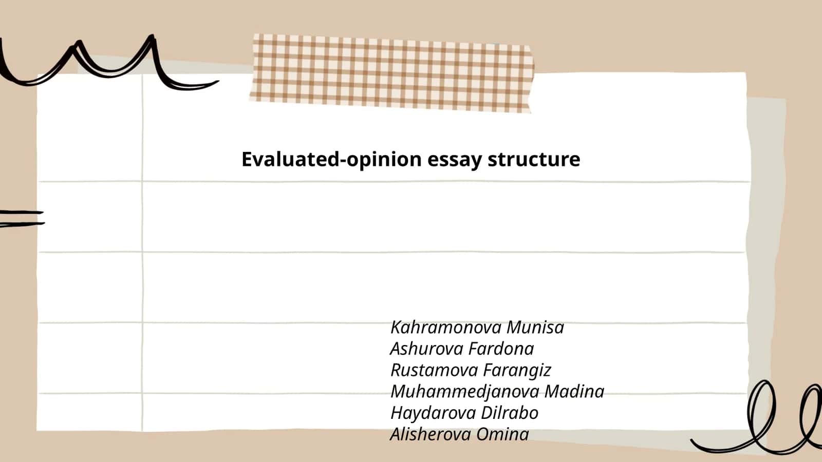 Evaluated-opinion essay structure 1