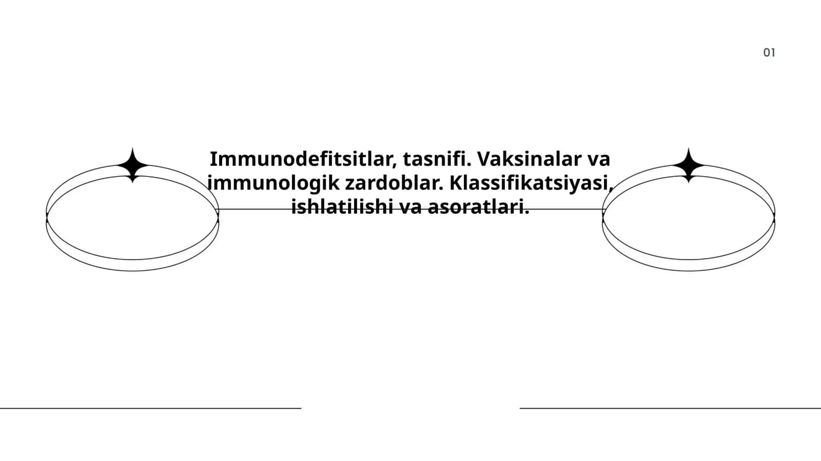 Immunodefitsitlar, tasnifi. Vaksinalar va immunologik zardoblar. Klassifikatsiyasi, ishlatilishi va asoratlari 1