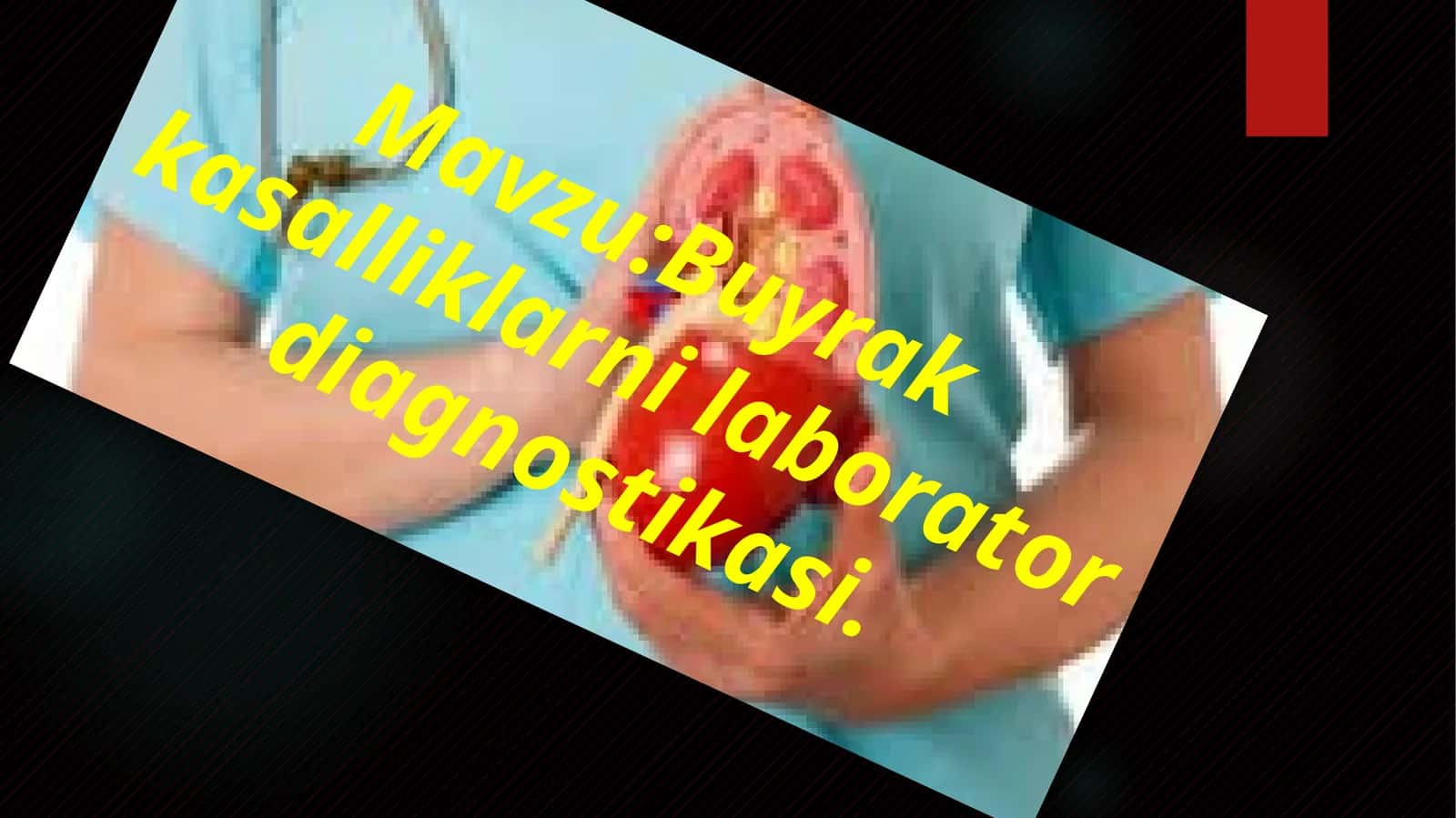 Buyrak kasalliklarini laborator diagnostikasi 1